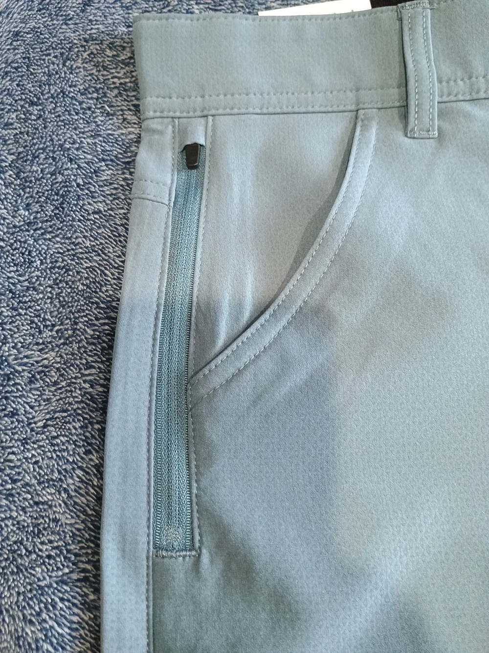 Men's Light Teal Performance Shorts